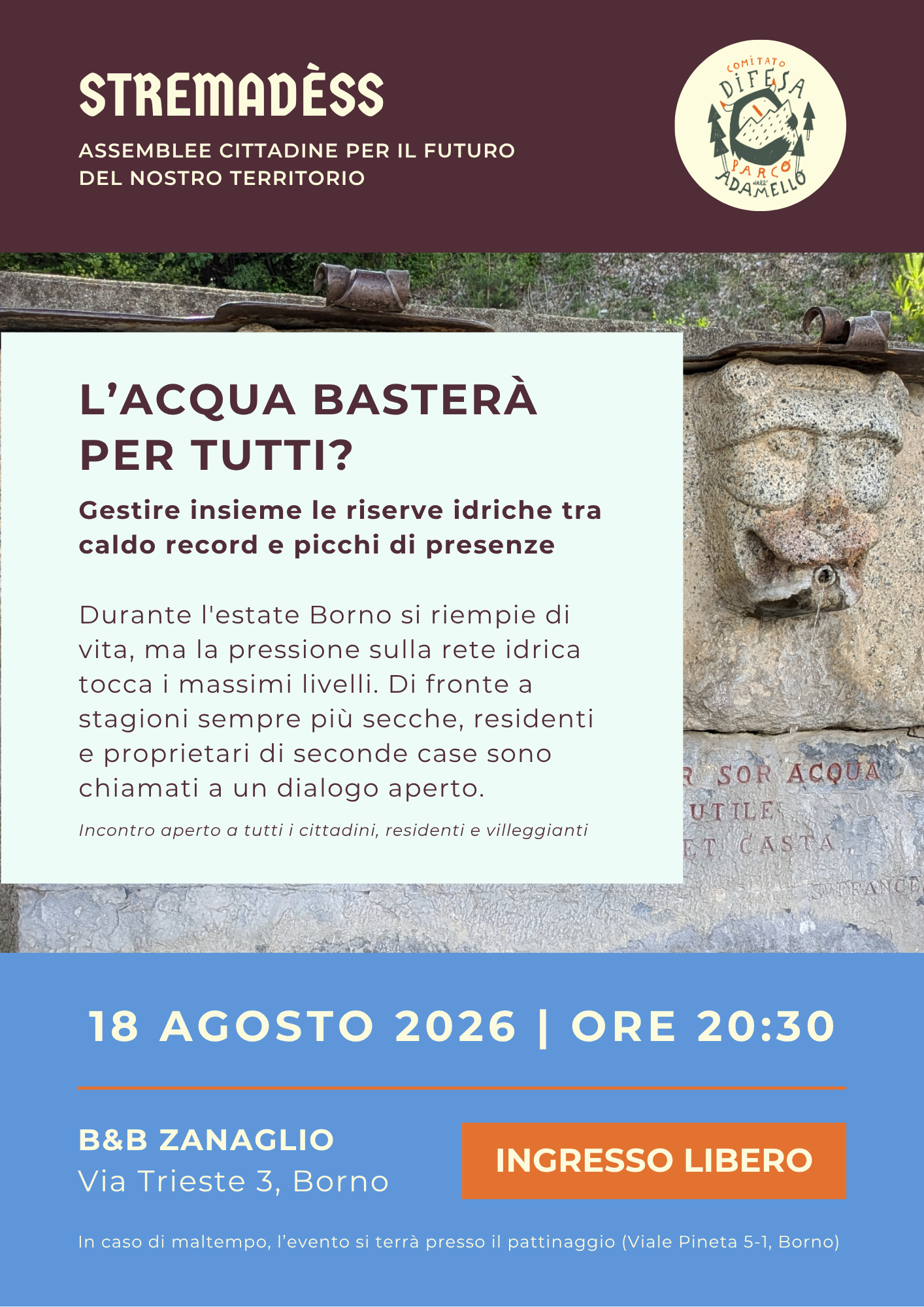 Stremadèss a Borno | 18 agosto 2026